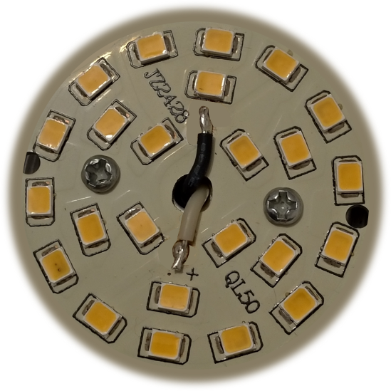 LEDs SMD em lâmpada; iluminação. Autor professor Marcos Aurélio Pedroso